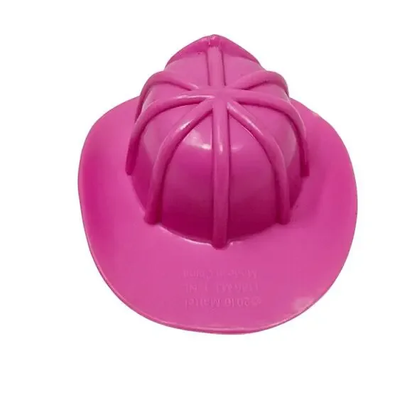 Barbie Doll Firefighter Yellow Jacket With Pink Helmet Career Doll Clothes 2014 - Picture 10 of 13